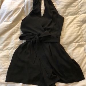 Dressy black romper